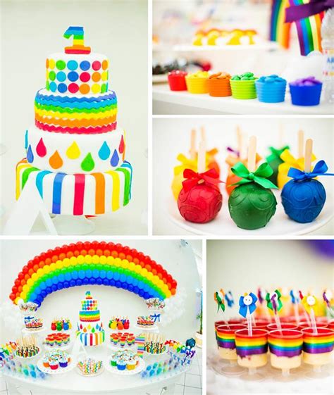 Karas Party Ideas Rainbow Birthday Party With So Many Ideas Via Karas Party Ideas Kara