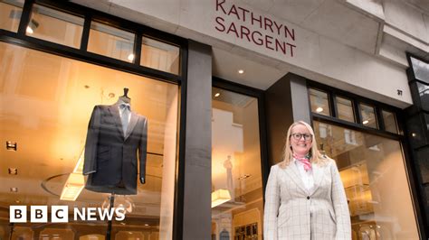First Female Master Tailor Opens Savile Row Shop Bbc News