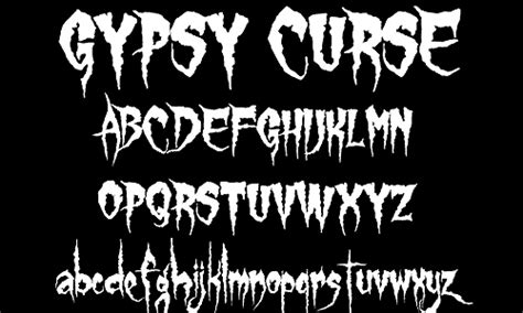 14 Scary Fonts And Lettering Designs Images Halloween Alphabet Fonts