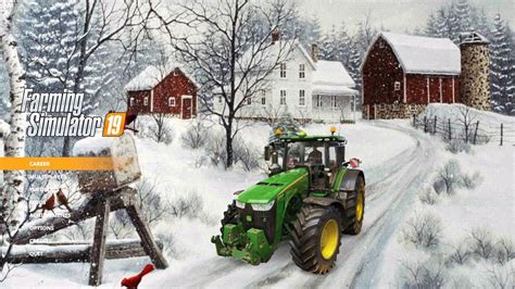 Winter Farm Menü Hintergrund 2020 V10 Fs19 Landwirtschafts Simulator