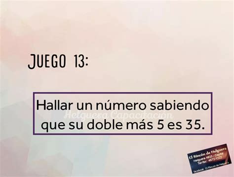 El Rincón De Helguera Capacitación Juegos Matematicos 12 A 15