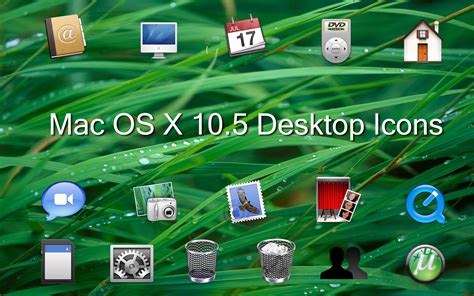 Mac Os X Desktop Icon Set By Vistaskinner99 On Deviantart
