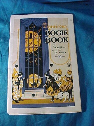 Orig 1921 Dennisons Halloween Suggestions Bogie Book Party Decorations