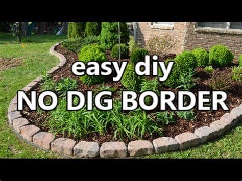 Top 10 best lawn edging reviews (updated list). easy diy No Dig Border | Small backyard landscaping ...