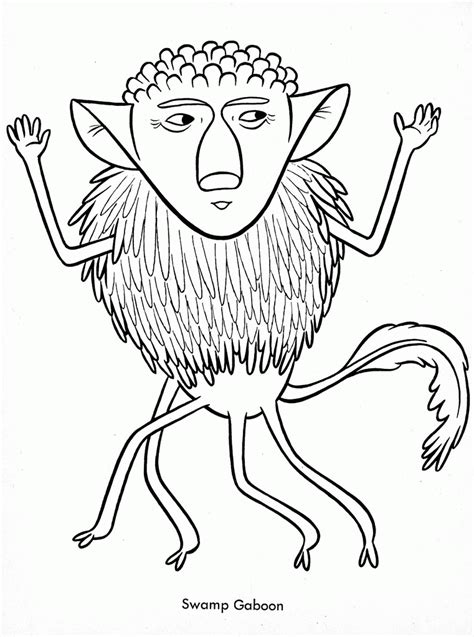 Weird Free Coloring Page Coloring Pages