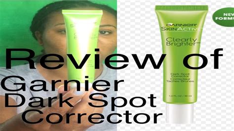 Review Garnier Dark Spot Corrector Youtube