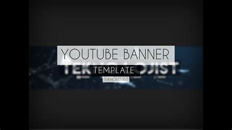 Youtube Banner Template Technology Banner 2016 Youtube