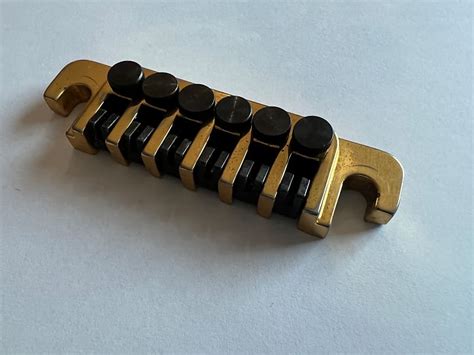 Gibson Tp Tailpiece With Fine Tuners Mid S Gold Reverb