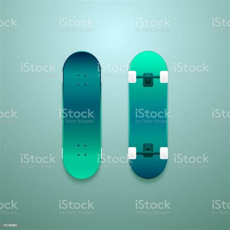 Set Of Vector Skateboards Stock Illustration Download Image Now