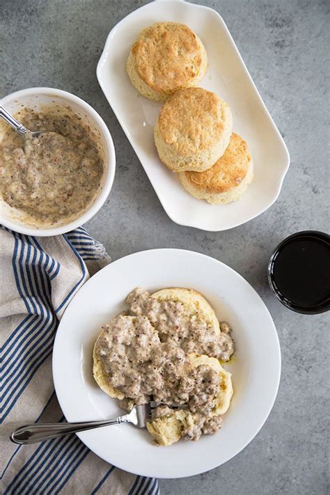 Easy Biscuits And Gravy Recipe Recipe Girl