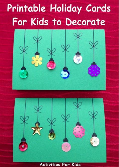 Printable Christmas Cards For Kids To Make Tedy Printable Activities