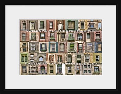 Collection Of Windows In New York City 8 X 10 Fine Art Print Etsy