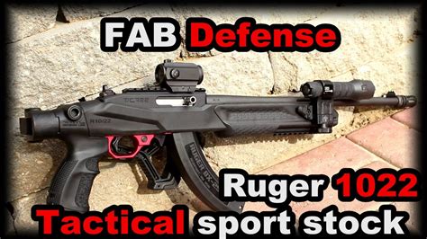 Fab Defense Ruger 1022 Stock Is Awesome Youtube