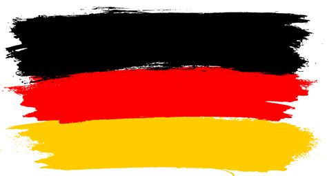 Bandera Alemania Pintura Png Transparente Stickpng