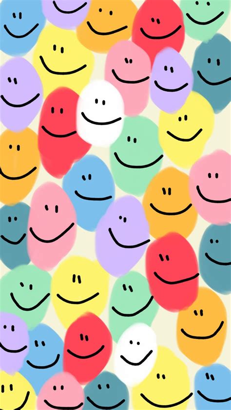 Indie Kid Wallpaper Smiley Face