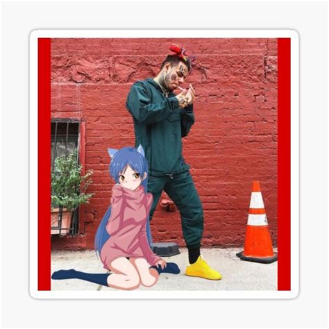 Tekashi 69 Ft Anime Sticker For Sale By Icebeeshop Redbubble