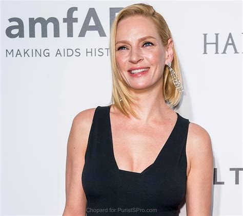 Chopard Uma Thurman Wears Chopard To The Amfar Hong Kong Gala 2016