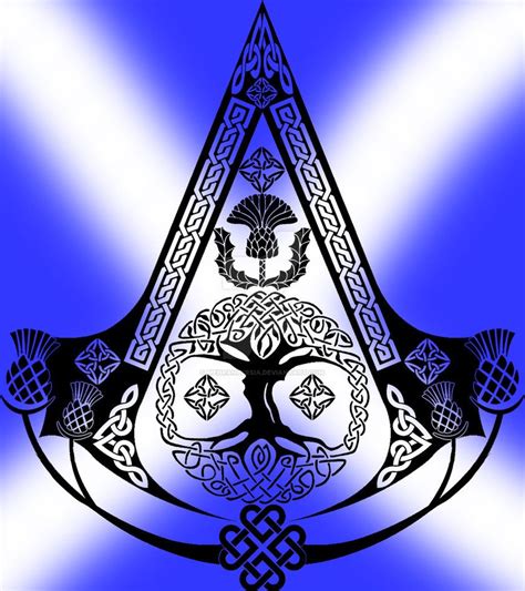 Scottish Assassin Symbol By MehranPersia Assassins Creed Artwork
