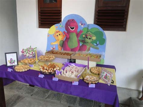 Barney And Friends Themed Birthday Party Birthday Party Ideas Barney
