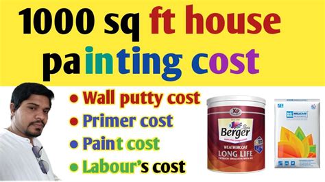 1000 Sq Ft House Paint Cost In India How Much Does It Cost To Paint A