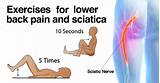 Sciatica Exercises Pictures