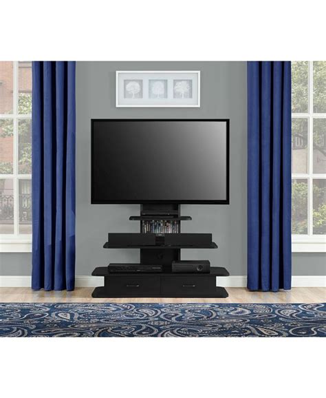 Ameriwood Home Galaxy Tv Stand With Mount And Drawers For Tvs Up To 70