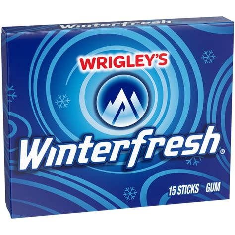 Wrigleys Winterfresh Chewing Gum 15 Piece Single Pack