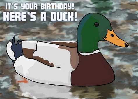 Its Your Birthday Heres A Duck By Gerkuman On Deviantart