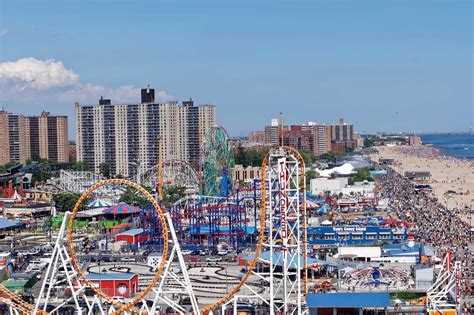 Une Journée à Coney Island New York Luna Park Aquarium Coney