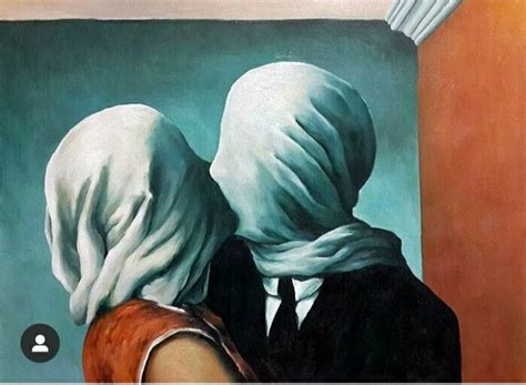Reneè Magritte The Lovers II Rene magritte Magritte Magritte paintings