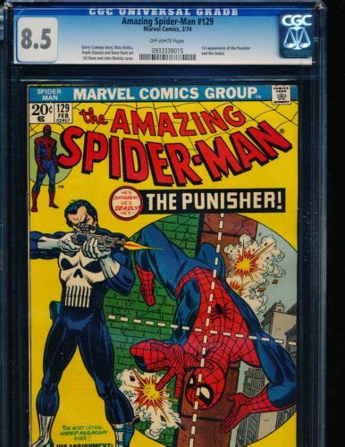 Amazing Spider Man 129 1st Punisher Cgc 85 Off