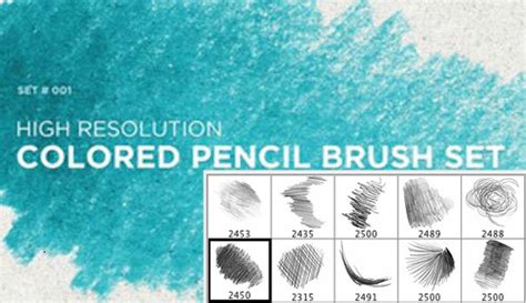12 Cool Sets Of Free Photoshop Pencil Brushes
