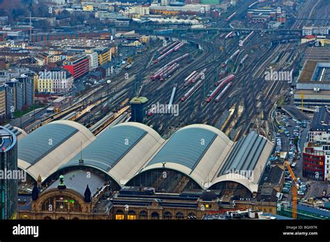 Frankfurt Am Main Hauptbahnhof Central Train Station As Seen From The