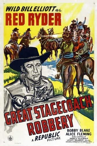 Great Stagecoach Robbery Poster Movie 11 X 17 Inches 28cm