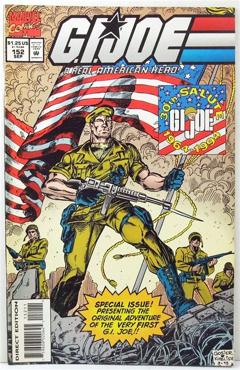Comic Book Marvel Comics Gijoe A Real American Hero 152