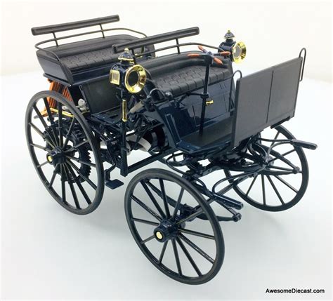 Norev Daimler Benz Motorized Carriage 118 1886 Blue