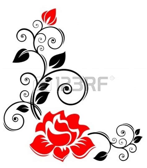 Black And White Flower Border Free Download On Clipartmag