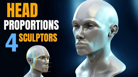 Head Proportions 4 Sculpting Detailed Follow Along Tutorial Youtube
