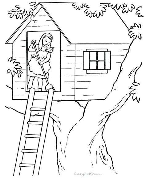 Farm House Coloring Pages At Free Printable
