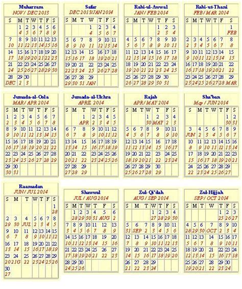 20 Gregorian To Hijri Free Download Printable Calendar Templates ️