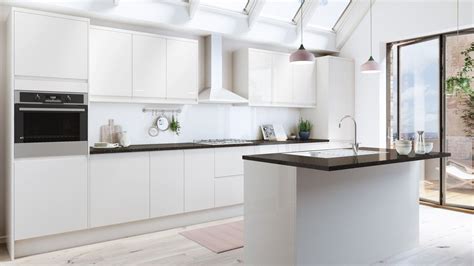 Get free shipping on qualified white gloss kitchen cabinets or buy online pick up in store today in the kitchen department. We definitely want these cabinets (j-pull handles, high-gloss white, square), with black/slate ...