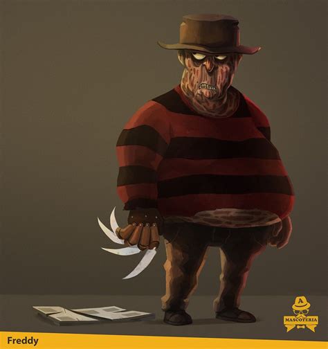 Freddy Krueger A Mascoteria Freddy Krueger 3d Characters Artwork