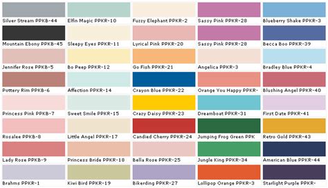 Behr Paint Color Wheel Chart