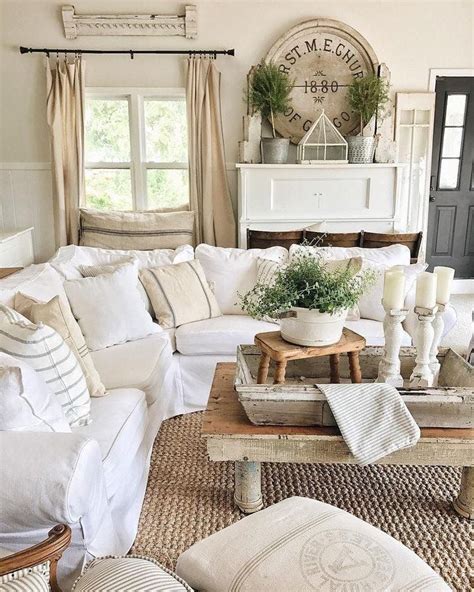 Chic Details For Cozy Rustic Living Room Décor Farmhouse Decor Living