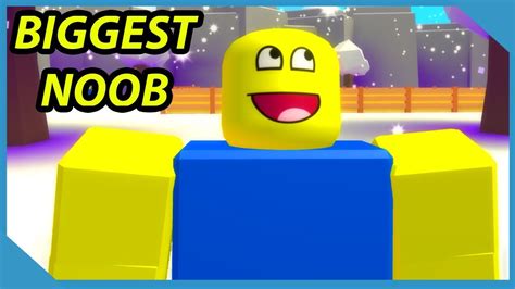 I Am The Biggest Noob In Roblox Noob Simulator Youtube