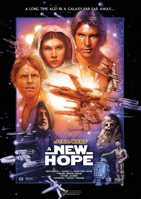 Star Wars A New Hope Poster Art By Drew Struzan Movies Poster