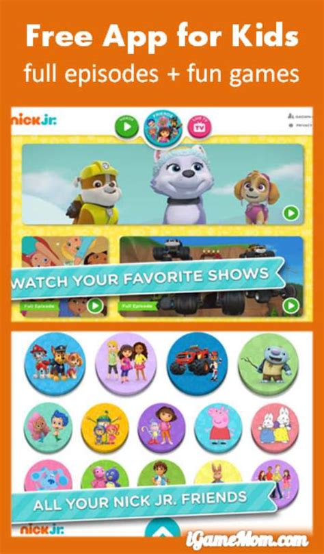 Play tons of free online games from nickelodeon, including spongebob games, puzzle games, sports games, racing games, & more on over on. Free App: Watch Nick Jr. Shows On the Go with Nick Jr ...
