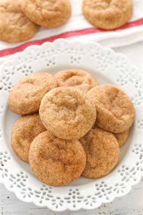Soft Chewy Buttery Cookies Coated In Cinnamon And Sugar These