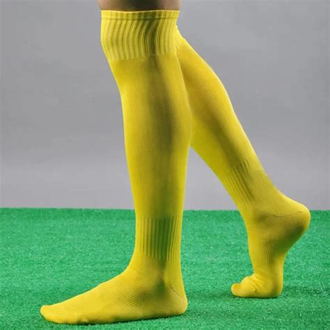 men sport football soccer long socks over knee high sock baseball hockey socks calcetines