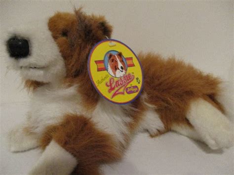 Ebluejay Lassie Dog By Justoys 1994 Stuffed Dog Toy